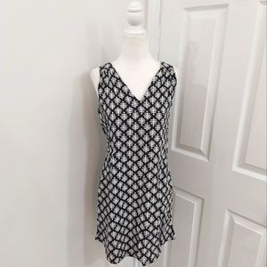 Black and White Boho Dress